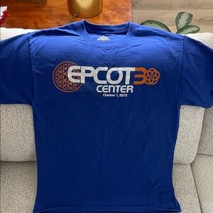 Disney Blue Epcot Center 30th Anniversary limited T-shirt